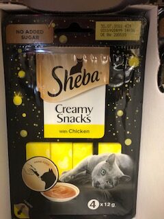 sheba creamy snacks
